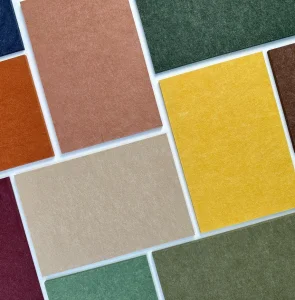 Modern Building Decoration Material Acoustic Treatment 9mm Polyester Fiber Pet Felt Fabric Panels Sound Absorber for Walls Home Theater Recording Studio