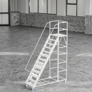 Lightweight Steel Warehouse Step Ladder