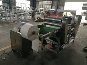 Automatic Absorbent Cotton Roll Rolling Cutting Measuring Machine