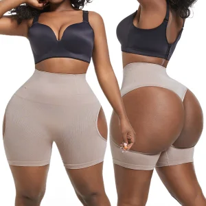 Open Butt Body Shaper Shorts