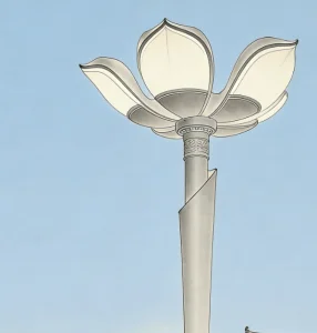 Elegant Zen Lotus IP65 Rated LED Garden Light