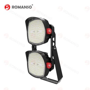 Romanso High Lumens LED Flood Light 500W 1200W 150lm/W ETL 5-Year Warranty Stadium Flood Lighting
