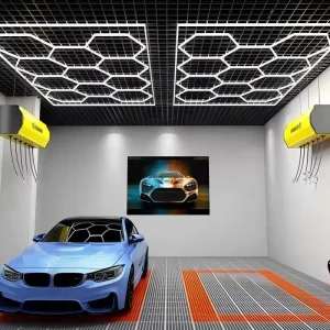Dimmable RGB Hexagonal LED Ceiling Light