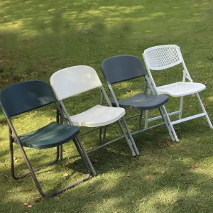 High Quality Durable Conference Office Meeting Training Injection Plastic Steel Folding Chair