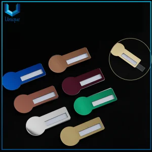 Custom Design Company Hotel Employee High Quality Aluminum Alloy Printed Staff Name Badge, Metal Name Plaque with Safety Pin