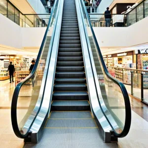 Energy-Saving Vvvf Electric Passenger Outdoor Indoor Low Noise Public Automatic Commercial Elevator Handrail Escalator for Shopping Business Malls Airport