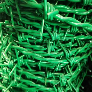 After Coating Bwg 8#-17# PVC Coated Barbed Wire/PE Barbed Wire for Boundary Fencing Protection