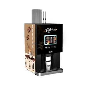 Bean to Cup Espresso Coffee Vending Making Machine for Hospital and Office