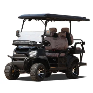 New 4-Seater Off-Road Electric ATV Golf Cart 48V Steel Battery Tourism Patrol Vehicle EEC Certified Export-Ready