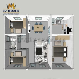 Complejos de Edificios de Apartamentos Prefabricados 3 para Dormitorios