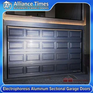Stylish Faux Wood Finish Aluminum Garage Doors for Modern Homes