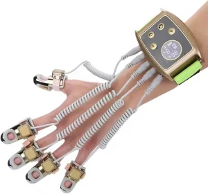 Microcurrent Bio Infrared Meridian Massage Skin Tighten Lifting Diamond Finger Beauty Machine