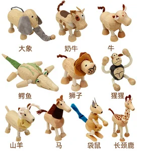 Wooden Mini Jungle Animals Set