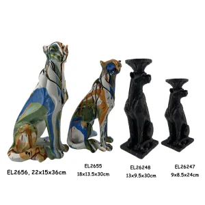 Best Resin Arts & Crafts Handmade African Leopard table-top Sculptures