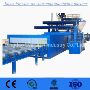 China Steel Plate Preservation Line / Steel Plate Shot Blasting and Painting Line