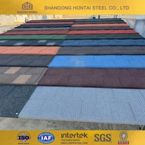 Fish Scale Tile Solar Decorative Roof Tile Colour Stone-Coated Metal Roofing