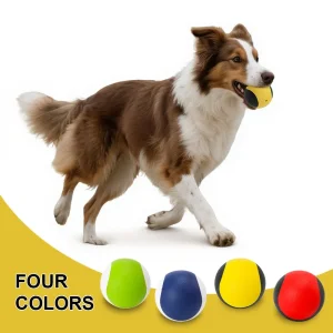 Durable Rubber Dog Chew Ball Toys