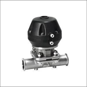 316L Sanitary Aseptic Diaphragm Valve Tri Clamp Connection Pneumatic Diaphragm Control Valve