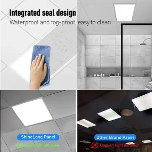 Backlit LED Panel Light 600*600 40W Contemporary Design for School