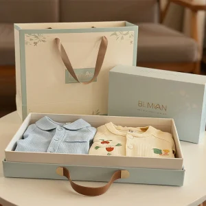 Caixa de Envio Postal de Papelão Corrugado com Impressão Personalizada de Luxo para Embalagem de Produtos para Bebês