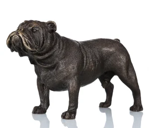 French Bulldog Bronze Statues-Handcrafted Pet Memorial Gift Figurine