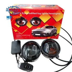 Faros LED personalizados con ojos de diablo