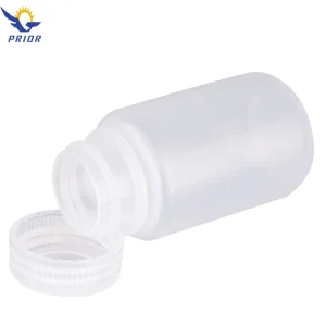 Plastic Sterile 1000ml HDPE White Wide Mouth Reagent Bottle