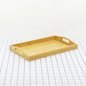 Kitchen Bamboo Breakfast Dessert Wooden Tray