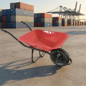 Wheelbarrow WB6414 Galvanized Iron Trolley