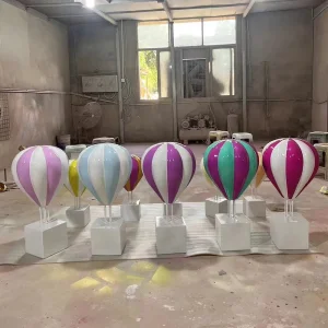 Home Hot Air Balloon Large Fire Balloon Prop for Rental