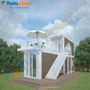 Fireproof Prefabricated Modular Luxury Container Beach Houses for Living