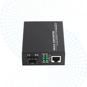 Reliable Quality Inficomo Gigabit 1*SFP Fiber Optic to 1*RJ45 Media Converter 10/100/1000Mbps for FTTN CCTV RoHS CE Certified
