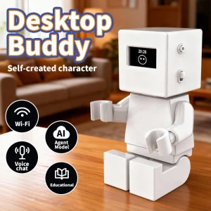 AiJH Interactive AI Smart Robot Voice-Controlled Intelligent Companion with Programming Dancing Features Educational STEM Toy