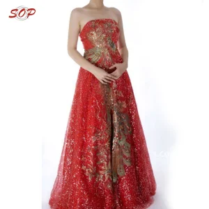 Red Elegant Formal Evening Gowns
