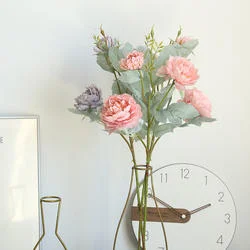 Silk Peony Flowers