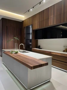 High Gloss Lacquer Modern Design Aluminium Stainless Steel From China Kitchen Wall Cabinet