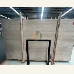 Best Price Roman Travertine Stone Slab for Exterior and Interior Decorative Tile Honed Tumbled