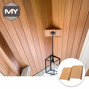 MEIYU Metal Material Vents Insulated Wood Grain Roof Aluminum Soffit Panels