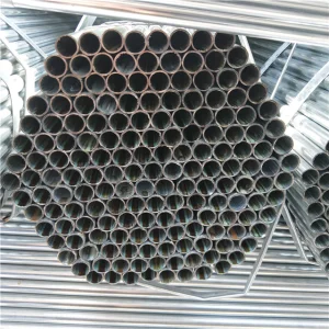China gi round carbon steel pipe green house