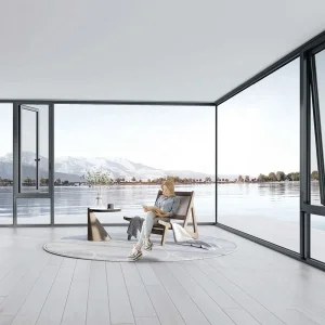 Soundproof Louver Tempered Kitchen Use Apartments Classic Double Glazed Aluminum Alloy Casement Window