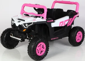 6/12V Ride on Toys for Big Kids, 2 Seater Ride on Cars with Remote Control, Ride on Truck W/ 4-Wheeler Suspension LED Lights UTV