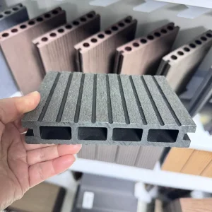 Outdoor Waterproof Traditional Hollow Composite WPC Decking for Garden Yard Decoration