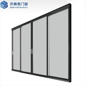 Thermal Break Triple Glazed Low-E Glass Aluminium Lift Slide Sliding Patio Doors for Balcony