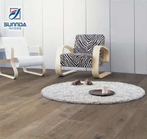 Sunnda Dark Wood Porcelain Tile Fresh Stoneware Wall Floor Tiles with Effect Brown 200X1000mm for Living Room
