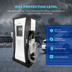 Floormounted Commercial DC Fast EV Industrial 60kw 120kw CCS2 400V Ocpp Level 3 Gbt EV DC Fast Charger Station with APP Payment