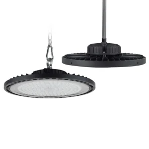 100W UFO LED High Bay Light 120lm/W IP65 IK08 For Warehouse Factory Workshop Gymnasium Industrial Lighting 5Y Warranty