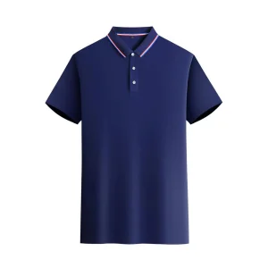 Versatile Unisex Golf and Professional Business Attire Silk Polo Shirt