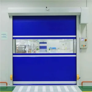 Commercial High Speed Rapid Roll up Vinyl Garage Doors with Remote Control