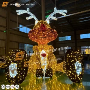 Christmas LED Giant Elk Lights