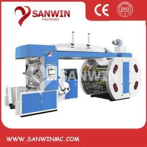 Roll to Roll Central Drum Central Impression Ci Flexo Printing Machine Plastic Film Printing Machine Paper Bag Paper Cup Flexo Flexographic Printer Machine